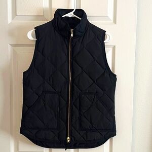 J.Crew quilted  black vest